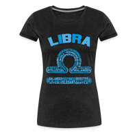 Thumbnail for Women's Power Words Libra Premium T-Shirt - charcoal grey