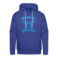 Thumbnail for Men's Power Words Gemini Premium Hoodie - royal blue