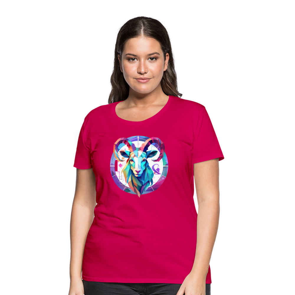 Women’s Mythical Aries Premium T-Shirt - dark pink