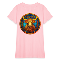 Thumbnail for Women's Mosaic Taurus T-Shirt - pink