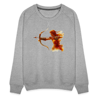 Thumbnail for Women’s Mythical Sagittarius Premium Sweatshirt - heather grey