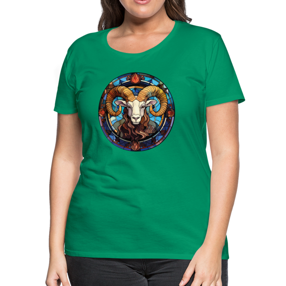 Women’s Mosaic Aries Premium T-Shirt - kelly green