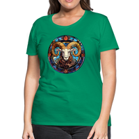 Thumbnail for Women’s Mosaic Aries Premium T-Shirt - kelly green