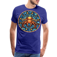 Thumbnail for Men's Mosaic Cancer Premium T-Shirt - royal blue