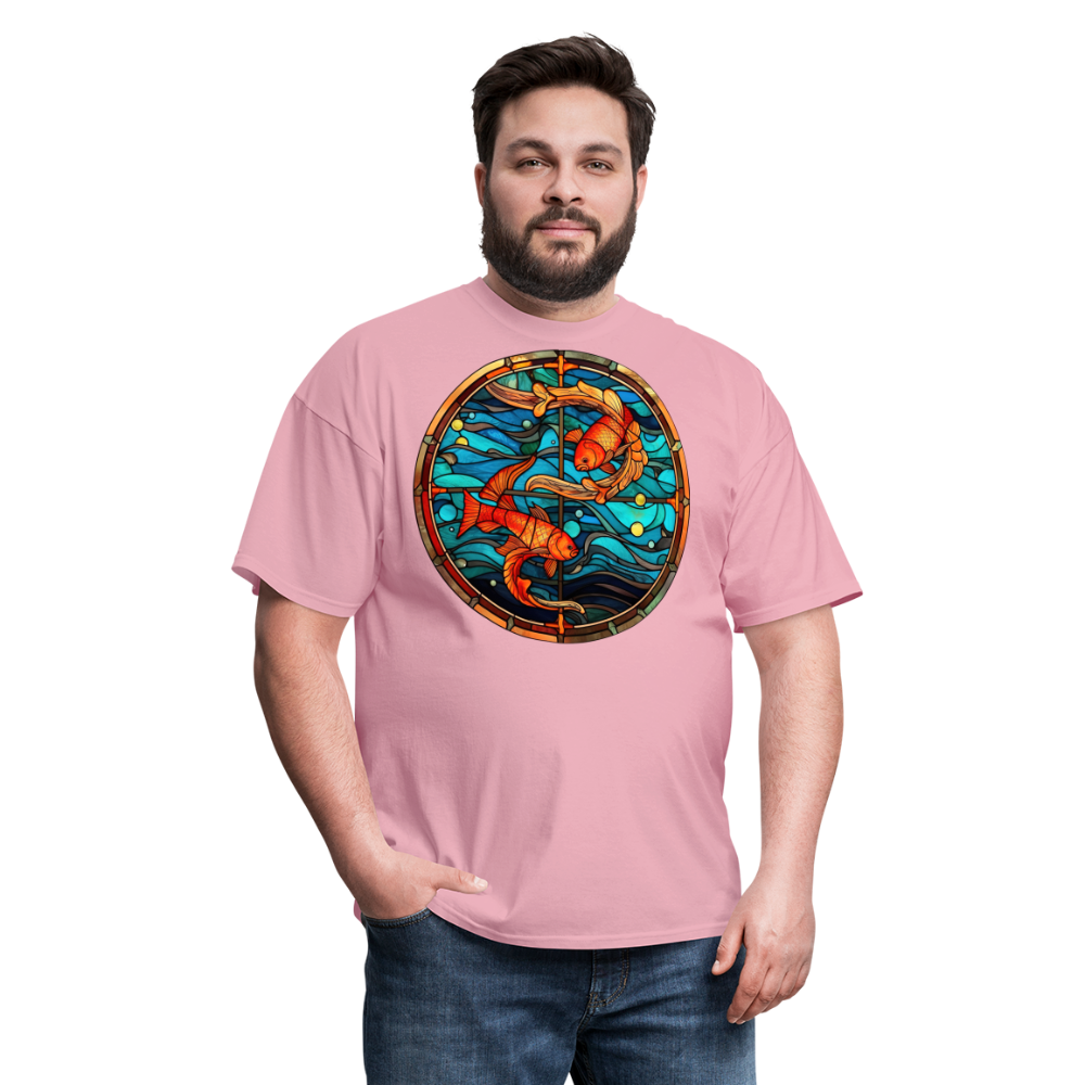 Men's Mosaic Pisces Classic T-Shirt - pink