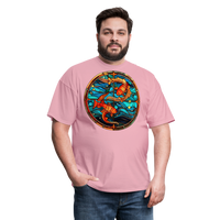 Thumbnail for Men's Mosaic Pisces Classic T-Shirt - pink