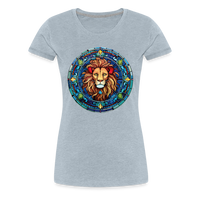 Thumbnail for Women's Mosaic Leo Premium T-Shirt - heather ice blue