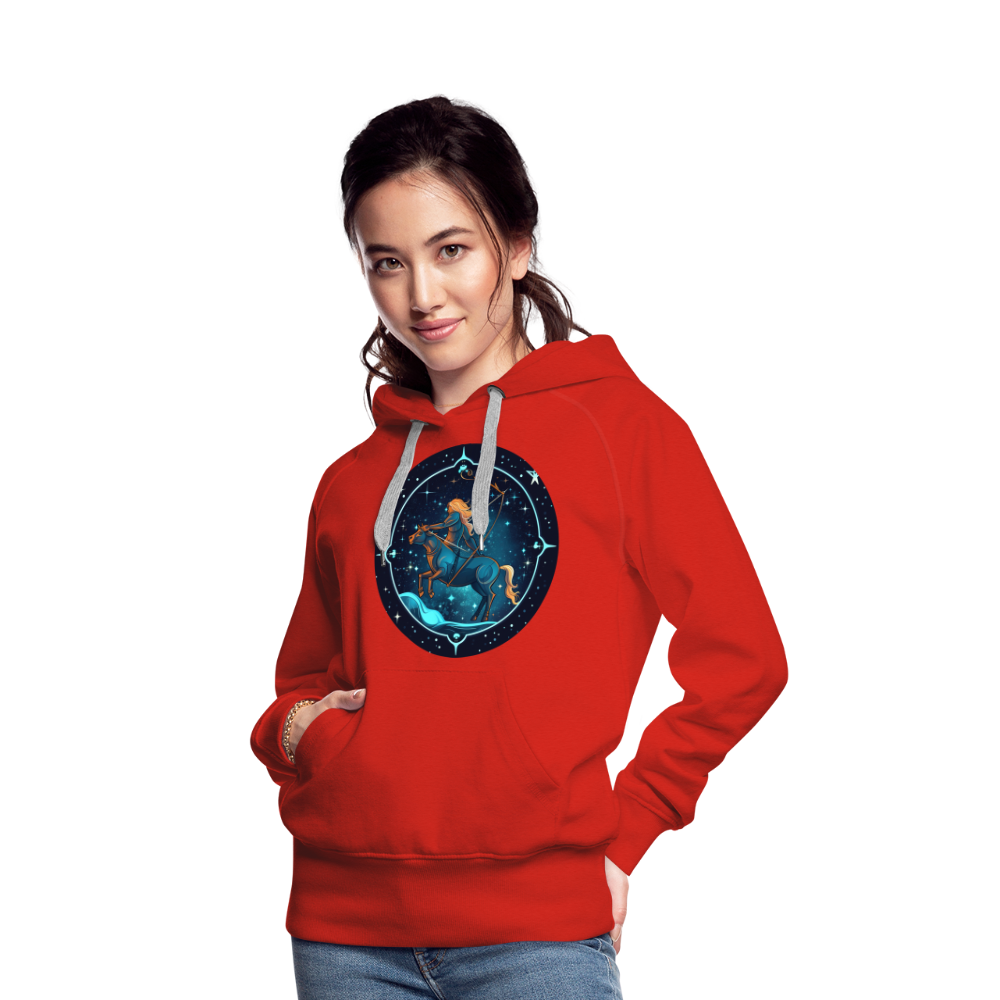 Women’s Magic Sagittarius Premium Hoodie - red