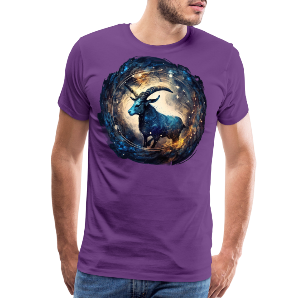 Men's Mythical Capricorn Premium T-Shirt - purple