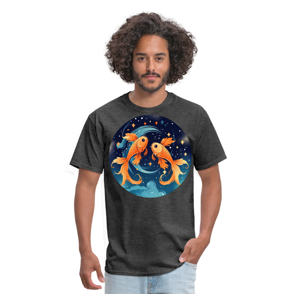 Men's Magic Pisces Classic T-Shirt - heather black