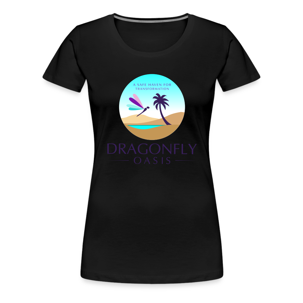 Women's Dragonfly Oasis V.1 Premium T-Shirt - black