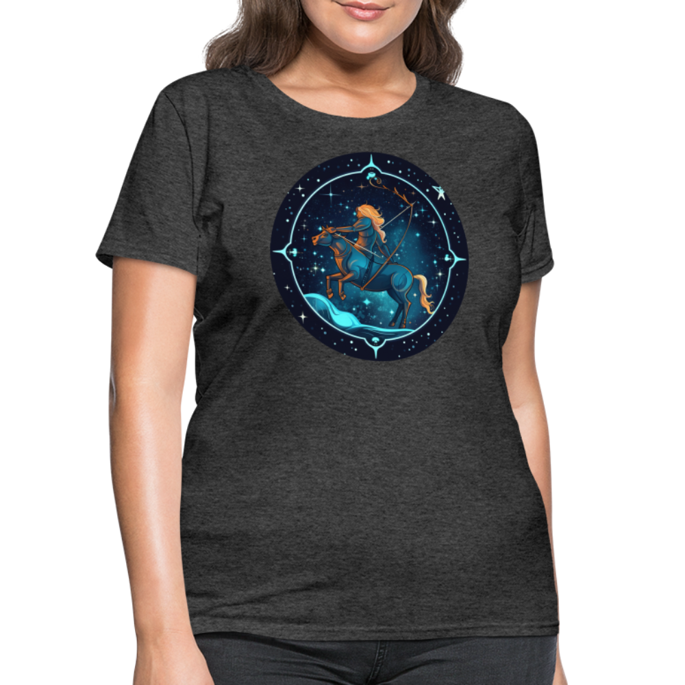 Women's Magic Sagittarius T-Shirt - heather black