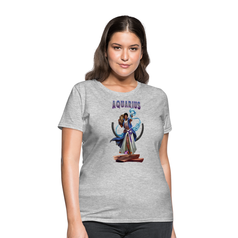 Women's Astral Aquarius T-Shirt - heather gray