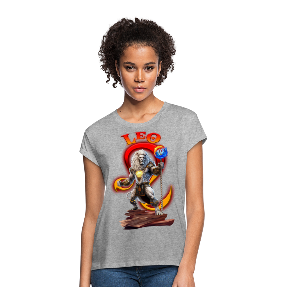 Women's Astral Leo Relaxed Fit T-Shirt - heather gray