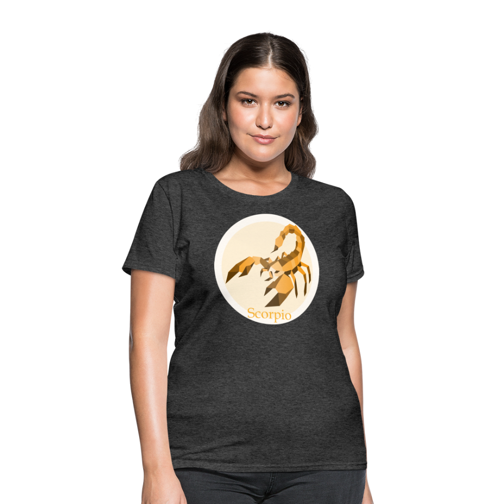 Women's Mosaic Scorpio T-Shirt - heather black