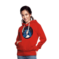 Thumbnail for Women’s Magic Virgo Premium Hoodie - red