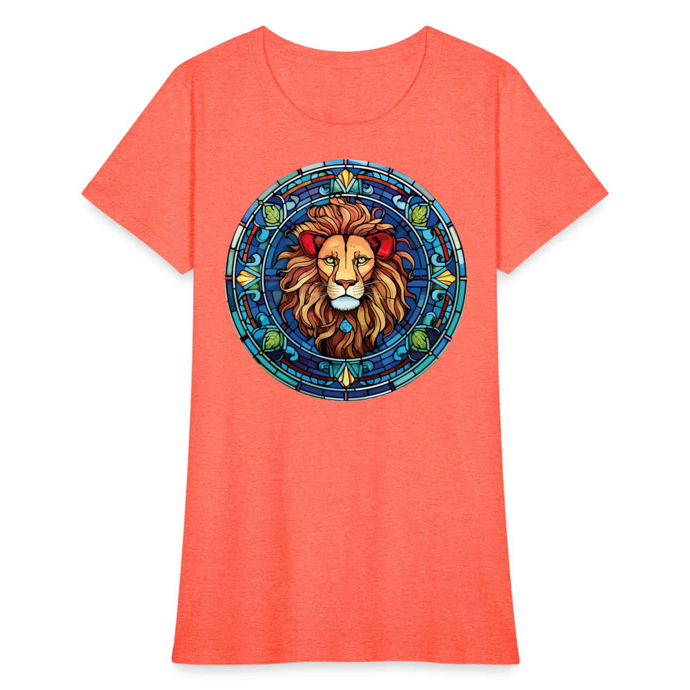 Women's Mosaic Leo T-Shirt - heather coral