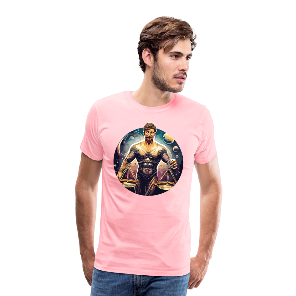 Men's Mythical Libra Premium T-Shirt - pink