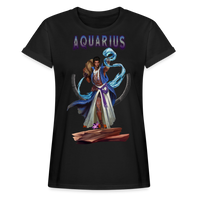 Thumbnail for Women's Aquarius Relaxed Fit T-Shirt - black