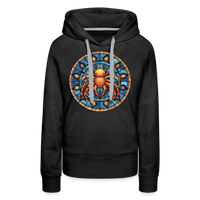 Thumbnail for Women’s Mosaic Cancer Premium Hoodie - black