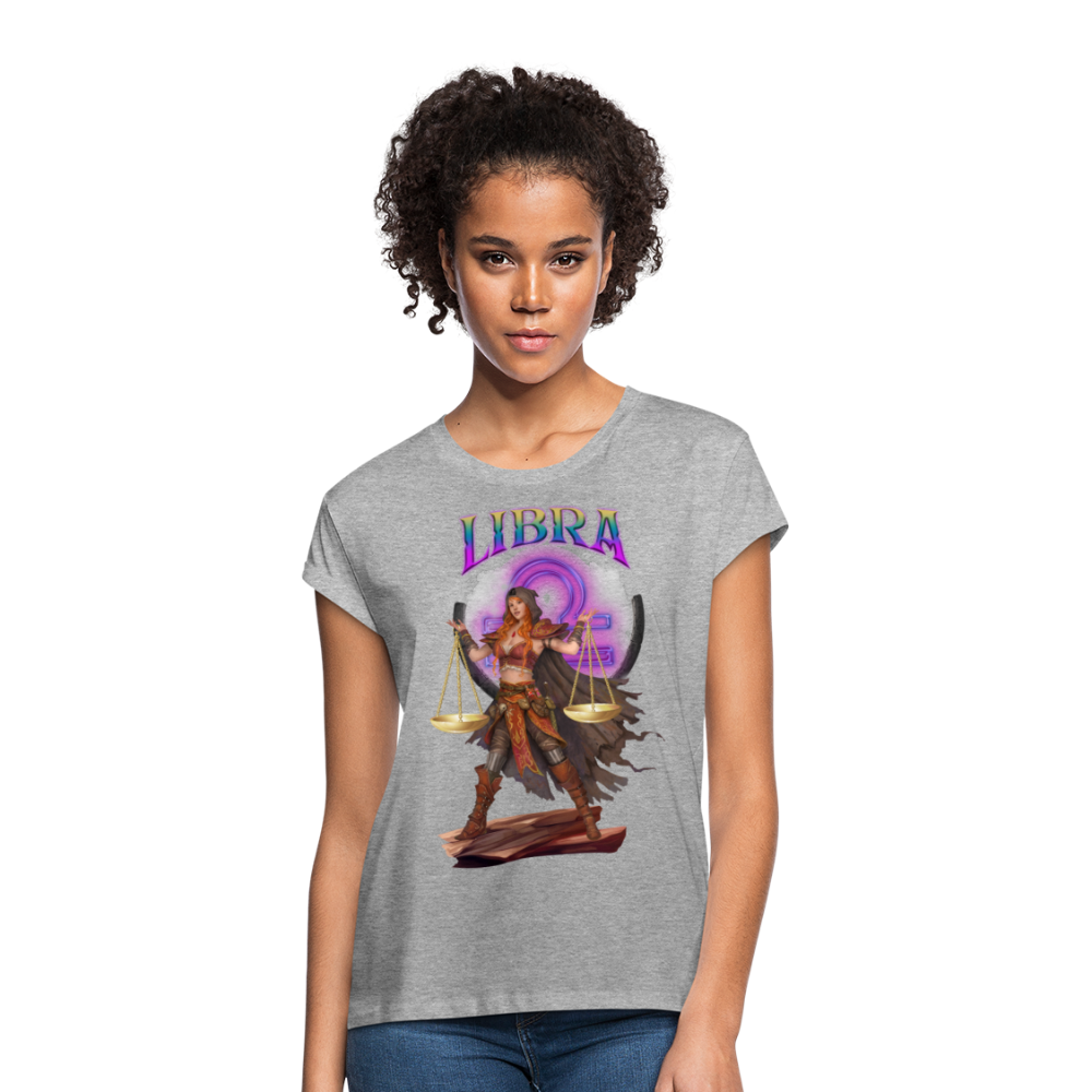 Women's Astral Libra Relaxed Fit T-Shirt - heather gray