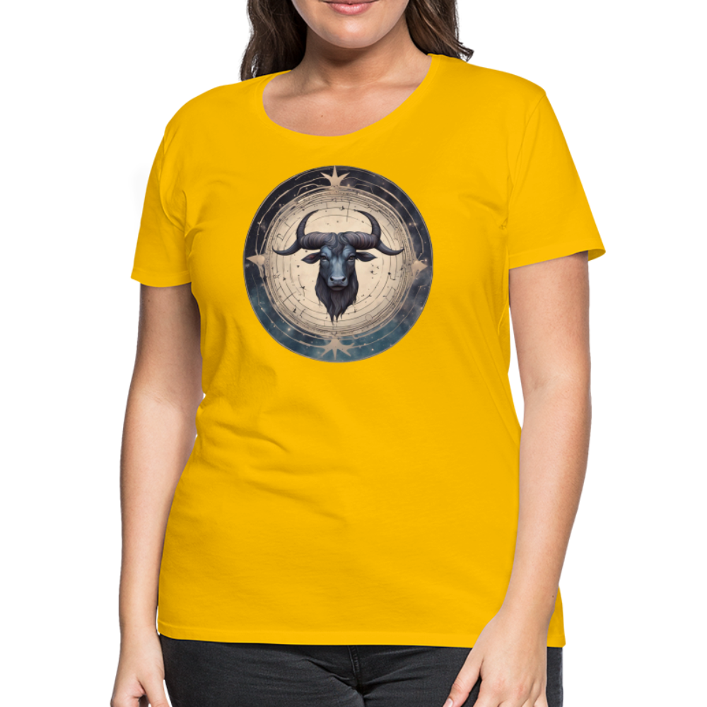 Women’s Mythical Taurus Premium T-Shirt - sun yellow