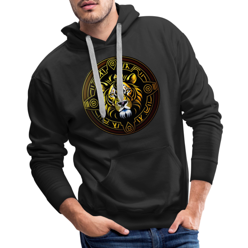 Men’s Mythical Leo Premium Hoodie - black