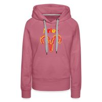 Thumbnail for Women's Power Words Aries Premium Hoodie - mauve