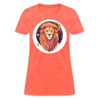 Thumbnail for Women's Symbol Leo T-Shirt - heather coral