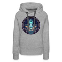 Thumbnail for Women’s Mystic Aquarius Premium Hoodie - heather grey