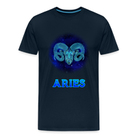 Thumbnail for Men's Aries Premium T-Shirt - deep navy