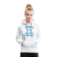 Thumbnail for Women's Power Words Libra Premium Hoodie - white