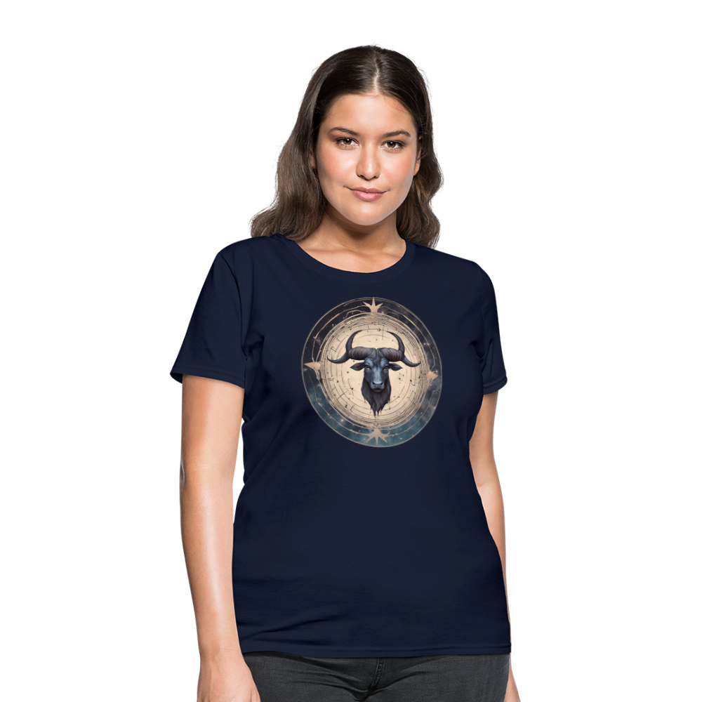 Women's Mythical Taurus T-Shirt - navy