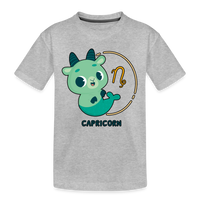 Thumbnail for Kid’s Cartoony Capricorn Premium Organic T-Shirt - heather gray