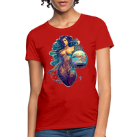 Thumbnail for Women's Mythical Aquarius T-Shirt - red