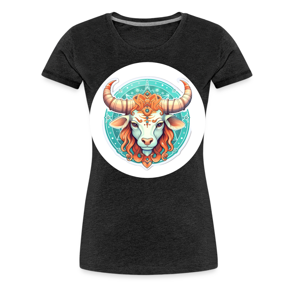 Women’s Symbol Taurus Premium T-Shirt - charcoal grey