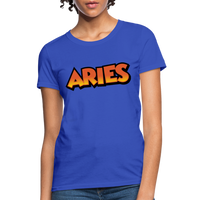 Thumbnail for Women's Aries New Design T-Shirt - royal blue