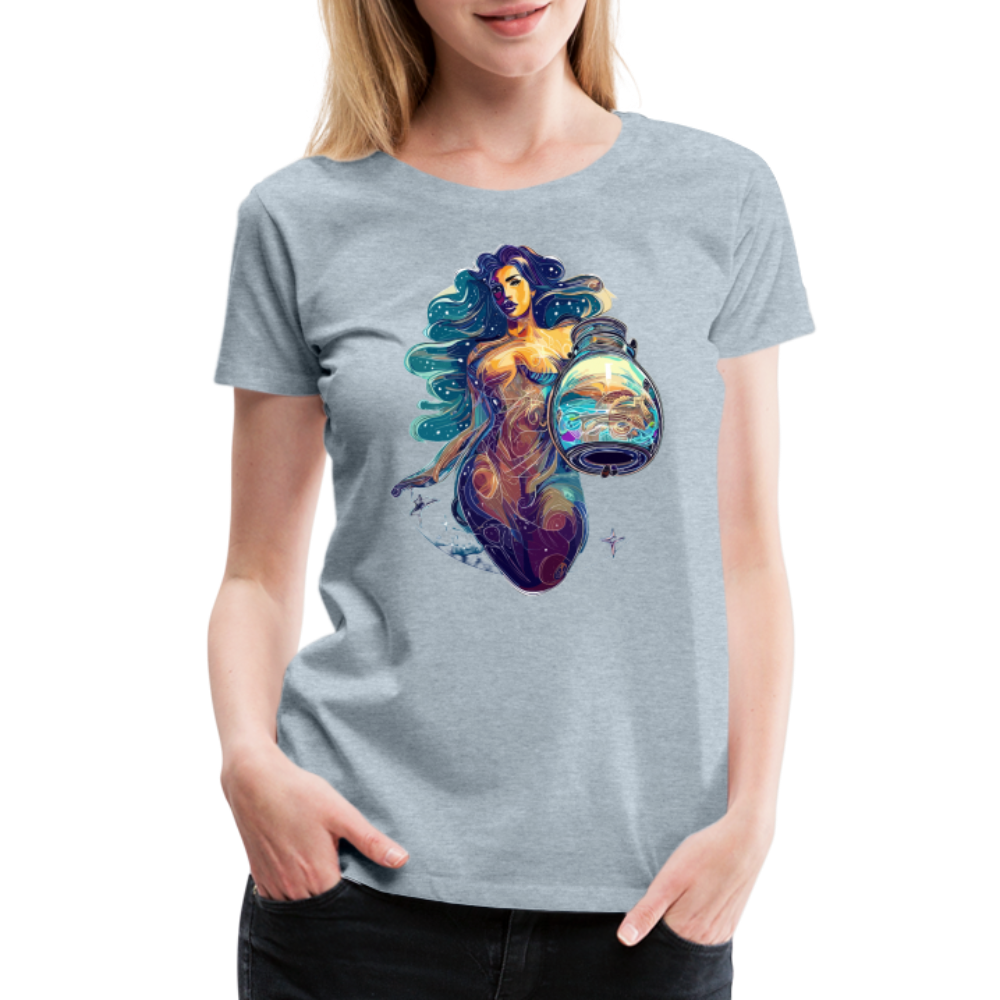 Women’s Mythical Aquarius Premium T-Shirt - heather ice blue