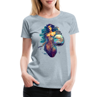 Thumbnail for Women’s Mythical Aquarius Premium T-Shirt - heather ice blue