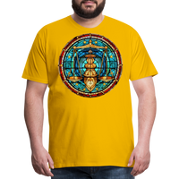 Thumbnail for Men's Mosaic Libra Premium T-Shirt - sun yellow