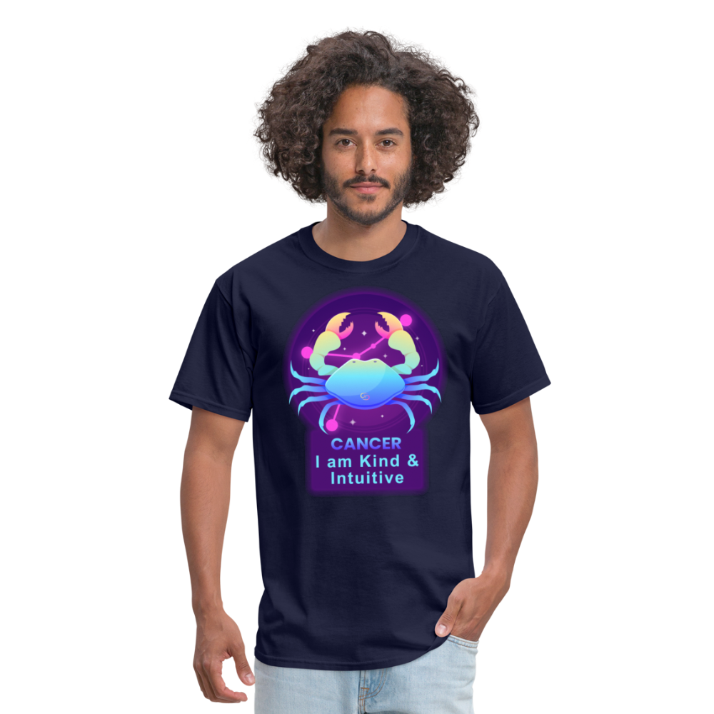 Men's Neon Cancer Classic T-Shirt - navy