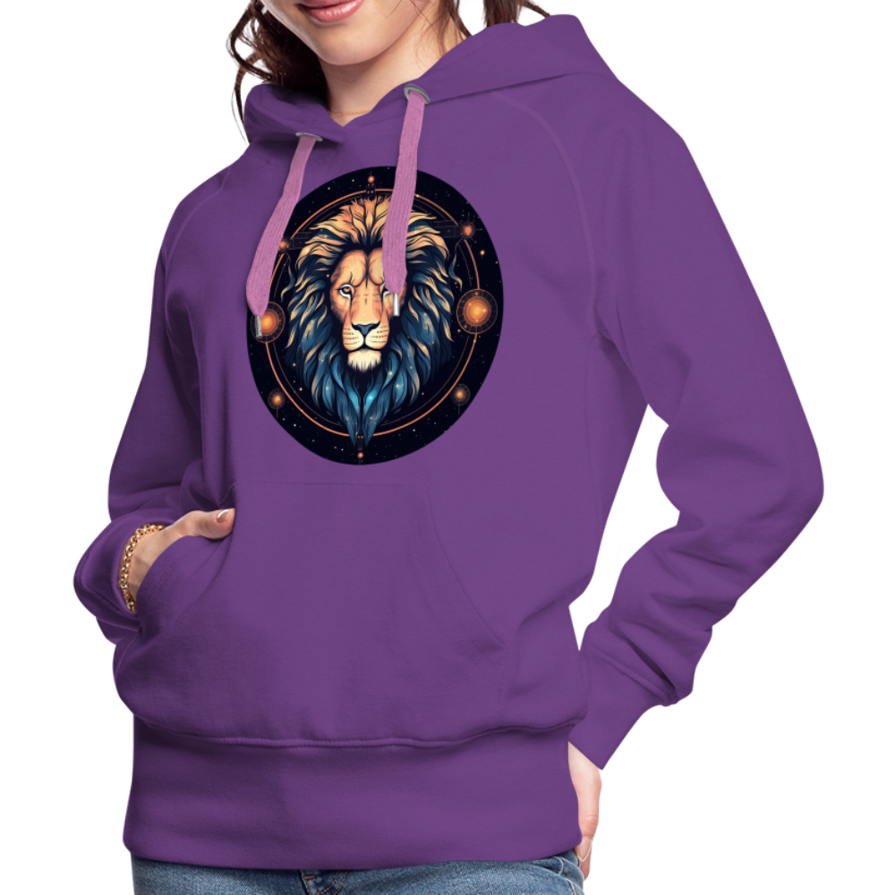 Women’s Magic Leo Premium Hoodie - purple 