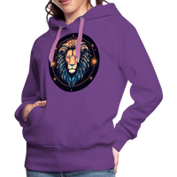 Thumbnail for Women’s Magic Leo Premium Hoodie - purple 