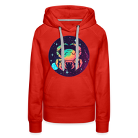 Thumbnail for Women’s Mystic Cancer Premium Hoodie - red