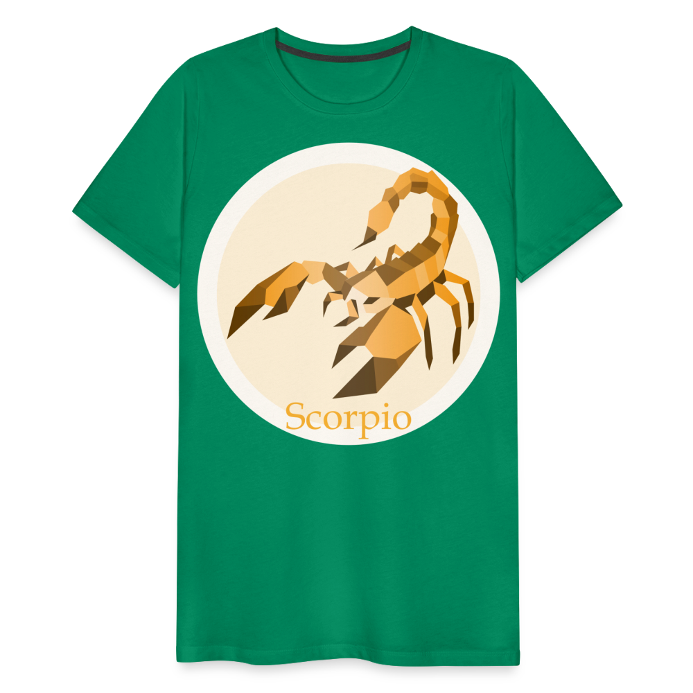 Men's Mosaic Scorpio Premium T-Shirt - kelly green