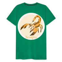 Thumbnail for Men's Mosaic Scorpio Premium T-Shirt - kelly green