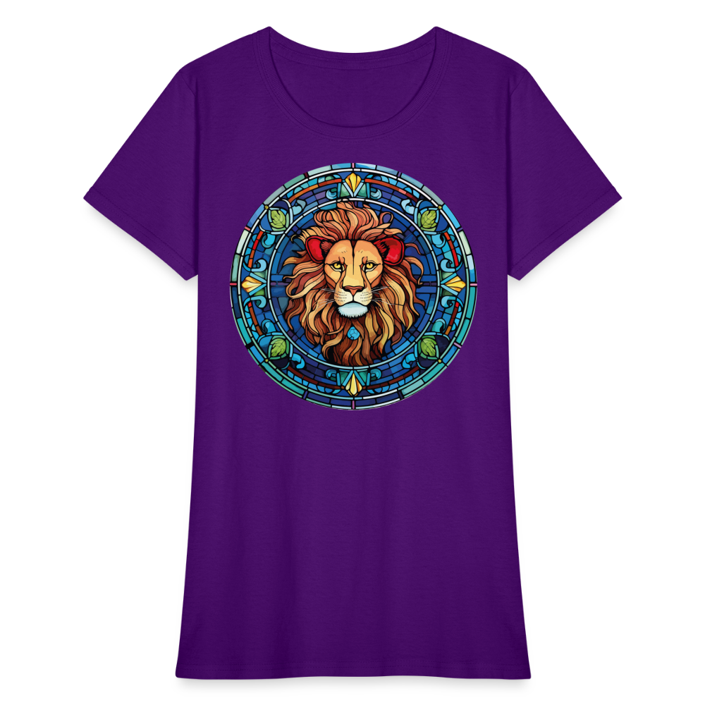 Women's Mosaic Leo T-Shirt - purple