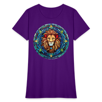 Thumbnail for Women's Mosaic Leo T-Shirt - purple