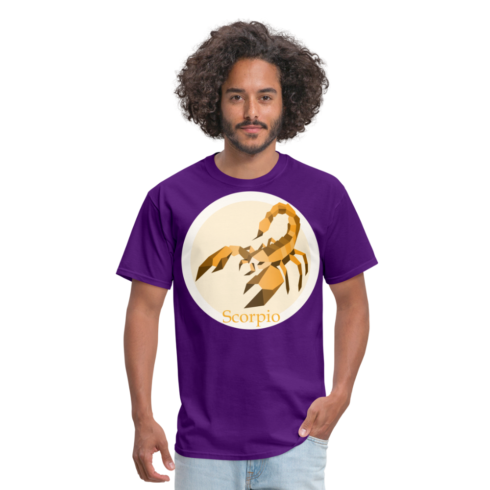 Men's Mosaic Scorpio Classic T-Shirt - purple