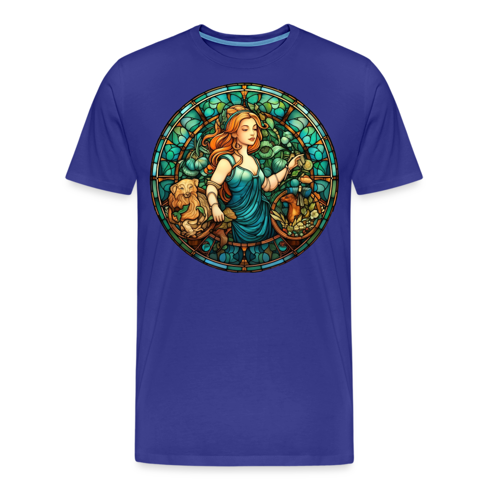 Men's Mosaic Virgo Premium T-Shirt - royal blue